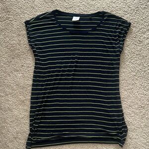 CABI   Black and Yellow Striped Tee